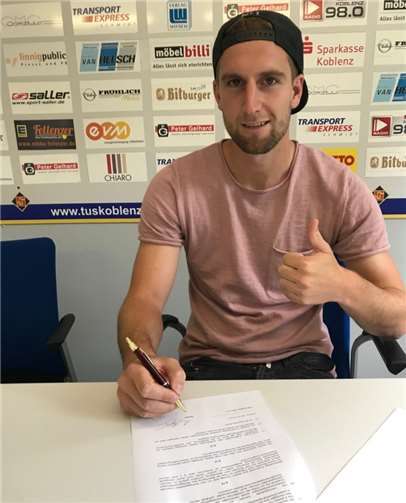 André Marx hat seinen Vertrag verlängert.privat