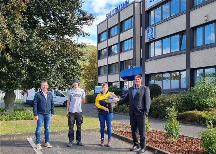 André Reifert, Paul Sauermann, Jasmin Loos und Peter Sauermann. Foto: privat