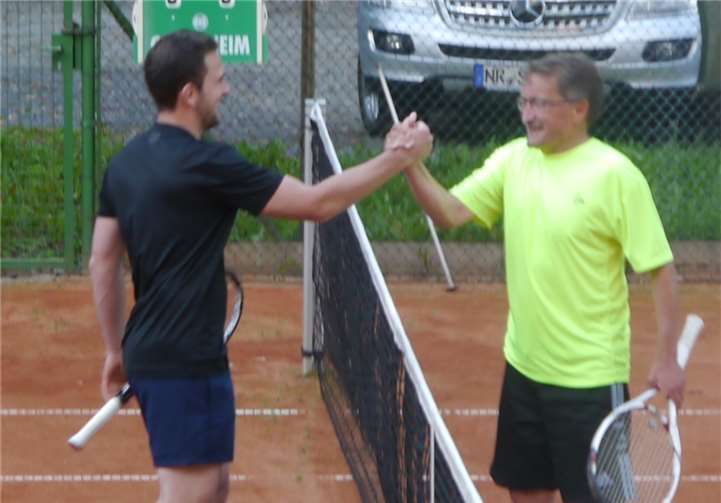 Andrê Seliger (l.) und Volker Born (beide TC Steimel) beim Turnier in Dierdorf erfolgreich. Archiv TC Steimel/Dietrich Rockenfeller