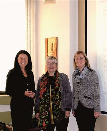 Andrea Frorath, Gleichstellungsbeauftragte der VG Dierdorf mit Anja Nassen (links), Personalberatung pers-on Dierdorf und Doris Eyl-Müller, Gleichstellungsbeauftragte des Landkreises Neuwied.privat