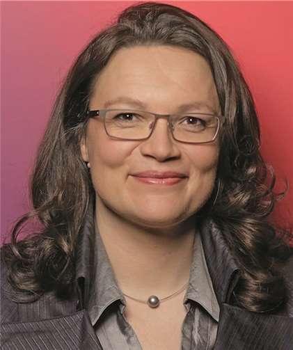 Andrea Nahles, MdB und Generalsekretärin der SPD. privat