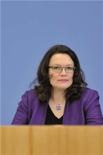 Andrea Nahles.  Privat
