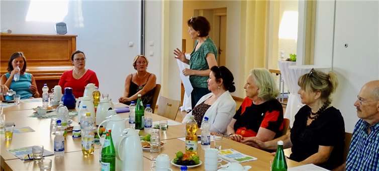 Andrea Nahles informierte sich in Remagen.Privat