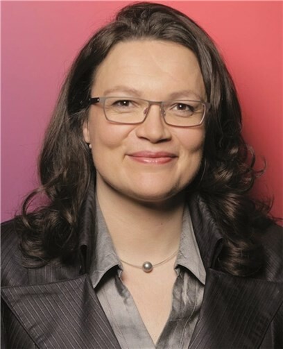 Andrea Nahles lädt Jugendliche zum Planspiel ein. privat