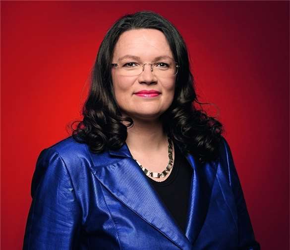 Andrea Nahles wird die Neujahrsansprache halten.privat