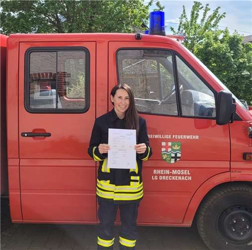 Andrea hat den Grundlehrgang bestanden.  Foto: privat