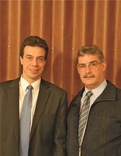 Andreas Biebricher und Herbert Dott. Privat