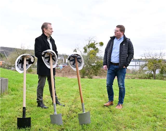 Andreas Geron und Carsten Lohre.  Foto: Stadt Sinzig