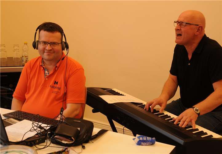 Andreas Kossmann (li.) und Jo Jasper.Foto: Thomas F. Müller