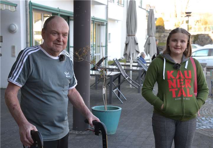 Andreas Krayer und Briefreundin Jola.