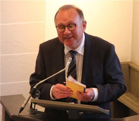 Andreas Laengner erklärte, wieRaiffeisen die christliche Nächstenliebe verstand.