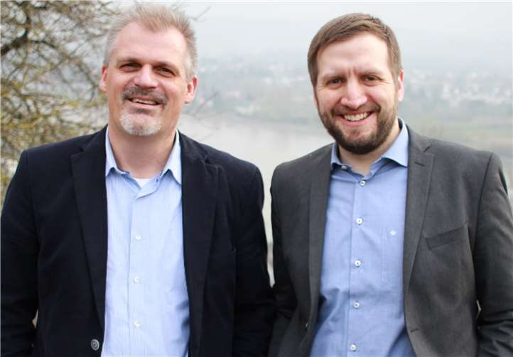Andreas Mönig und Dr. Tobias Gülich (v. li.) sind die neuen FDP-Kandidaten den Gemeinderat. Foto: privat