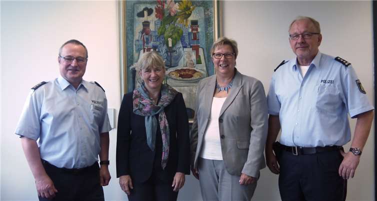 Andreas Piastowski (v.l.), Ursula Brohl-Sowa, Petra Kalkbrenner und Karl-Heinz Hennigs. Gemeinde Swisttal