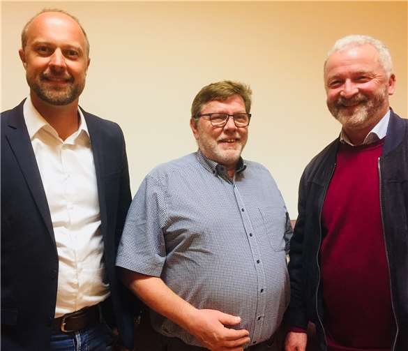 Andreas Rath (li.), Uwe Schmidt (re.) und Andreas Erdmann (Mitte) belegen die drei ersten Listenplätze der SPD. Privat
