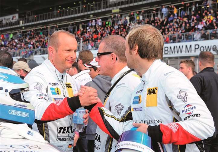 Hervorragendes Ergebnis für Andreas Ziegler aus Sinzig Andreas Ziegler (l.) kurz vor dem Start zum 24h Rennen.