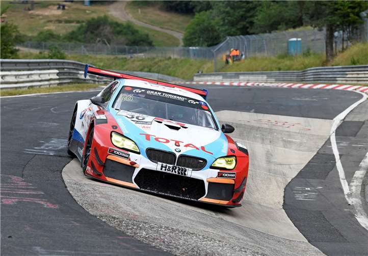 Andreas Ziegler mit dem Walkenhorst BMW M6 GT3 im Rennen.