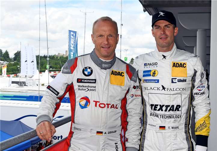 Andreas Ziegler und Tobias Wahl vertraten als Fahrer die Farben von Sinzig und Remagen auf dem Nürburgring. Fotos: BURG