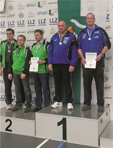 Andrei Schuhmacher und Heinz-Werner Marx bei der Siegerehrung.privat