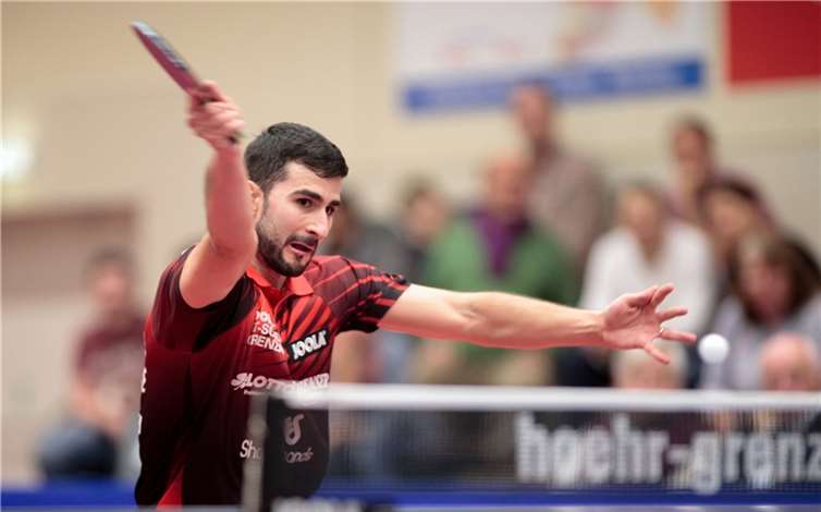 Andrej Gacina, Spitzenspieler des Grenzauer Teams.Wolfgang Heil