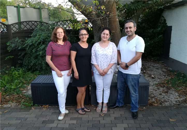 Anett Drysch, Falantina Ali, Abir Ali und Salam (v.l.).