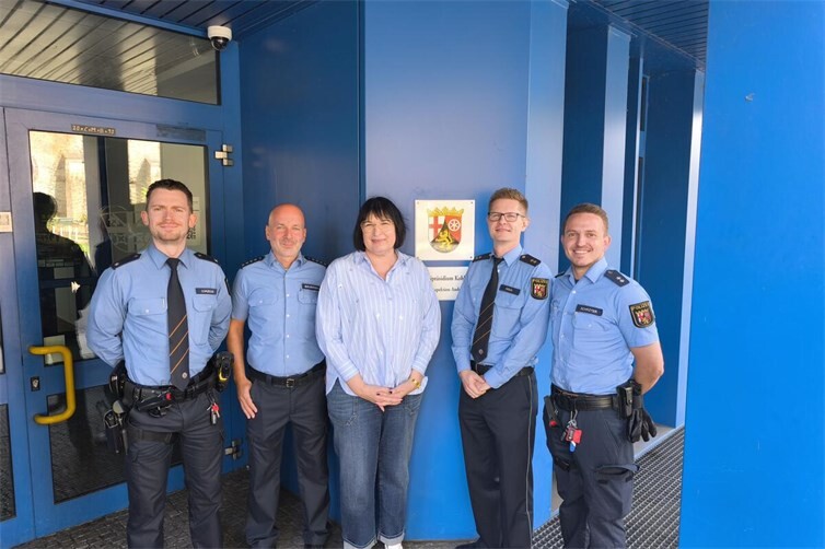 Anette Moesta MdL begleitete zum zweiten Mal eine Spätschicht der Polizeiinspektion Andernach.