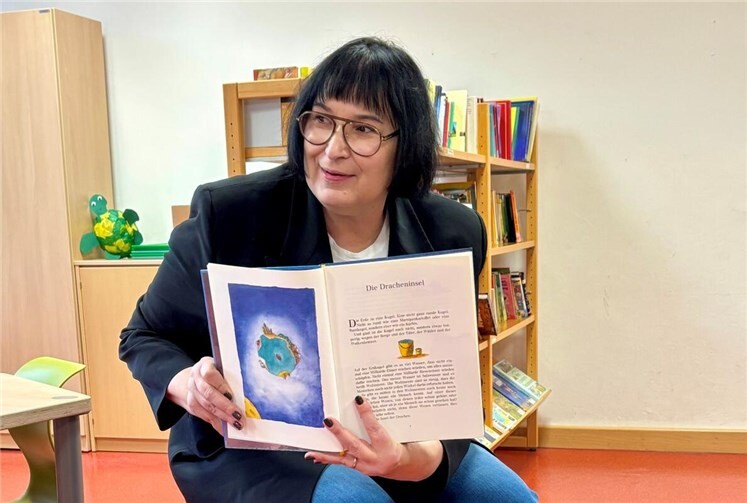 Anette Moesta MdL beim bundesweiten Vorlesetag in einer St. Peter Grundschule in Andernach.Foto: Büro Moesta