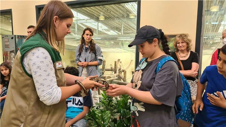 Anfassen war hier erlaubt... Foto: privat