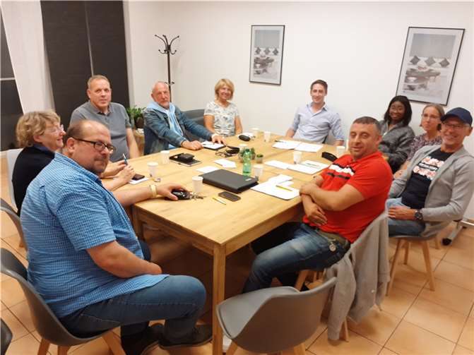 Angehörige der CDU Remagen bei der Vorstandssitzung.  Foto: Andreas Köpping