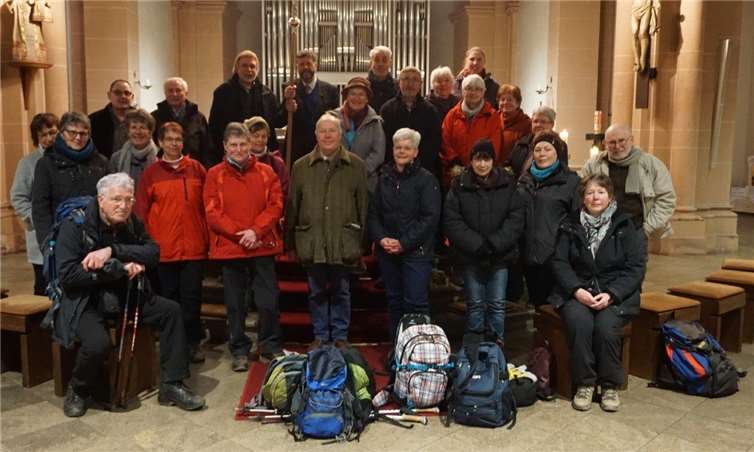Angekommen! - Das Pilgerziel, die Martinskirche in Engers, ist erreicht. STUKO