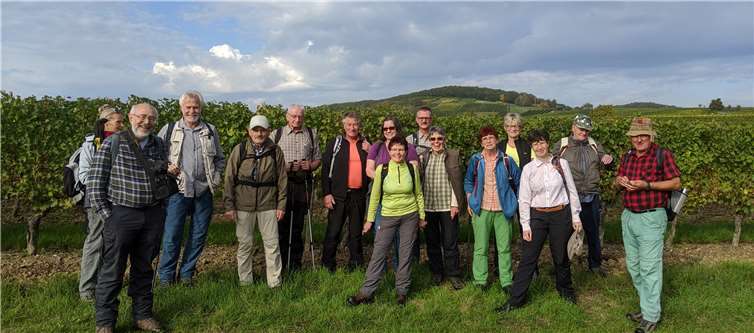 Angekommen in den Weinbergen. Foto: Taunusklub