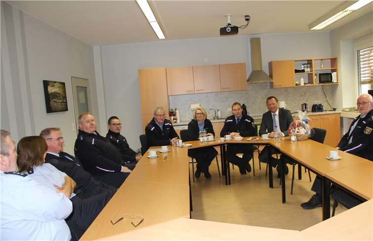 Angeregte Diskussionen in großer Runde gab es in der PI Koblenz 2. privat