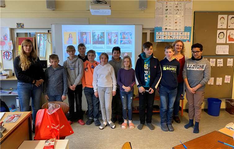 Angesprochen und schülergerecht aufgearbeitet wurden die Themen cybermobbing, die Selbstdarstellung in sozialen Netzwerken, Internet- und Medienkonsum, etc. Foto: privat