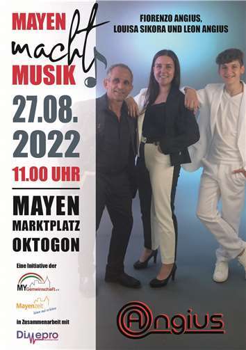 Angius am 27. August auf dem Marktplatz. Quelle: MY-Gemeinschaft