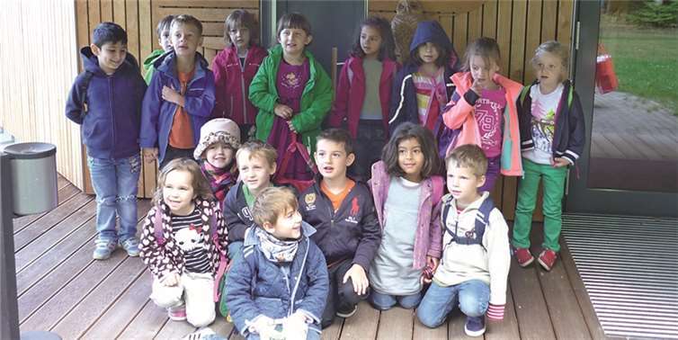 Anhand von Stabheuschrecken konnten die Kinder der Kita "Arche Noah" den Kreislauf des natürlichen Recyclings kennenlernen - für alle eine interessante und neue Erfahrung. privat