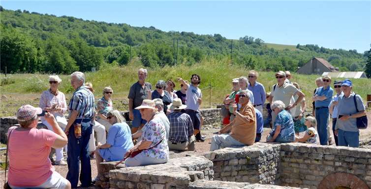 Anhand von archäologischen Funden wurde römisches Leben widergespiegelt
