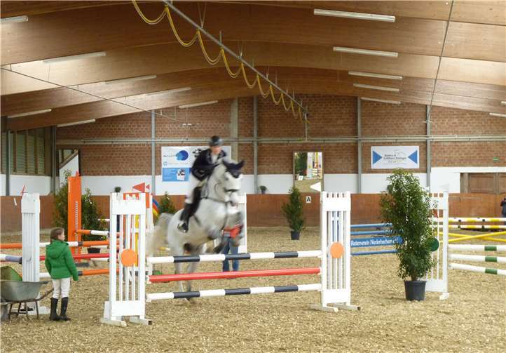 Anika Tiemeyer bei ihrem Siegerritt.