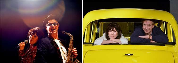 Anja Kruse und Ingolf Lück laden zu einer musikalischen Taxifahrt. Foto:Schlosstheater