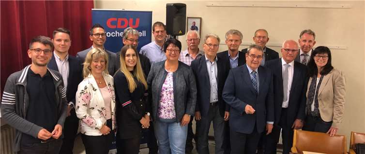 Anke Beilstein (3.v.l.) wurde erneut zur Kreisvorsitzenden gewählt.Foto: CDU