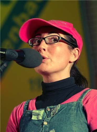 Anke Brausch sorgte als freche Göre für Lacher.