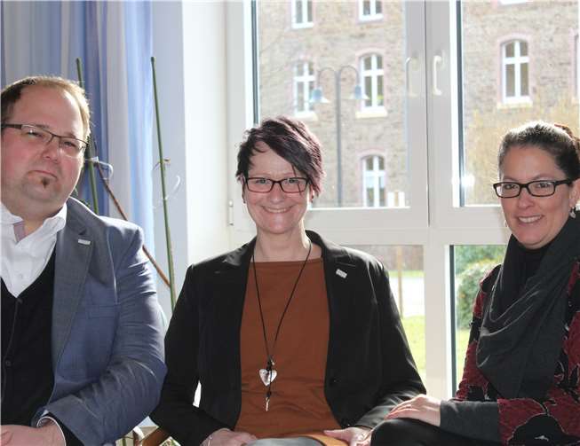 Anke Groth, Silke Weidenthaler und Mario Klein ergänzen nun das Leitungsteam des St. Josefshauses. Foto: St. Josefshaus Hausen/Wied