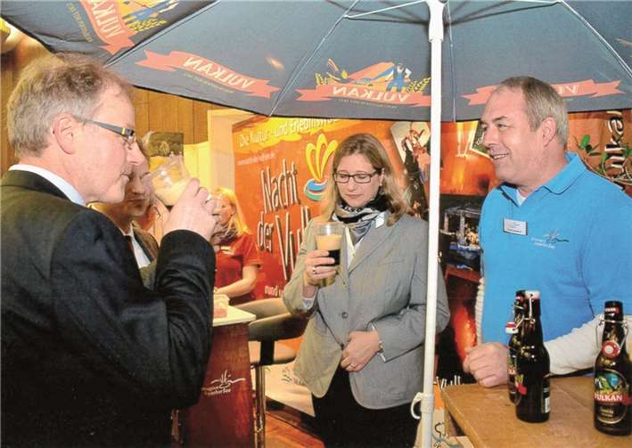 Anke Rehlinger im bunten Treiben. privat