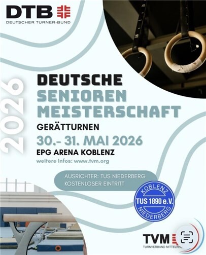 Ankündigung Deutsche Seniorenmeisterschaften 2026