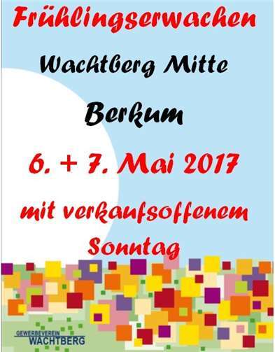 Ankündigungsplakat des Frühlingsfestes.Birkner, Kai