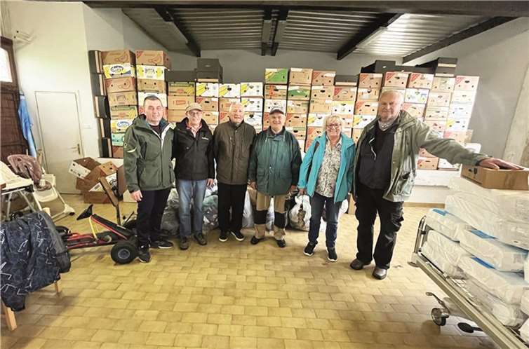 Ankunft der Eheleute im Frühjahr 2023 im Caritas-Lager in Vukovar.  Fotos: FRE