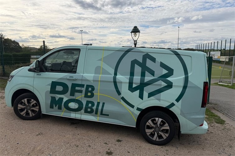 Ankunft des DFB-Mobils