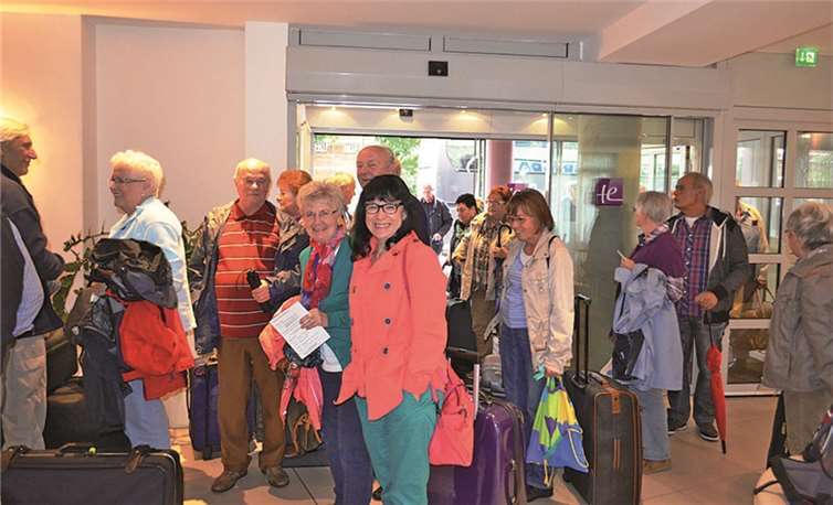 Ankunft im Hotel Europa.