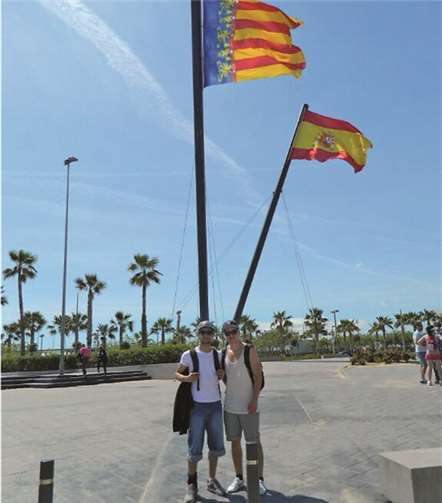 Ankunft in Valencia privat