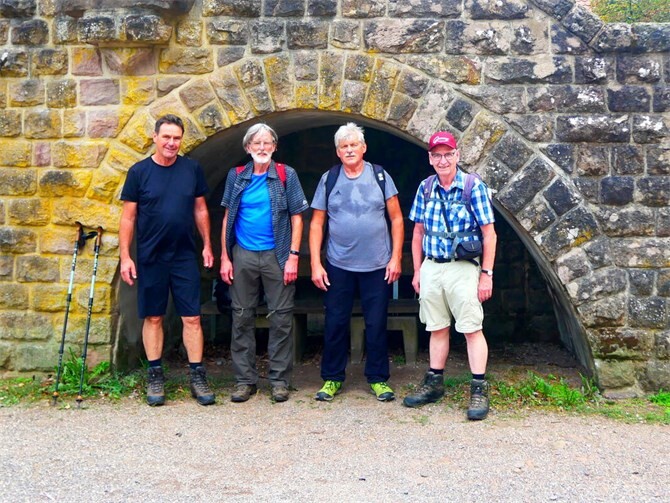 Anlässlich der Fernwanderung des Wanderjahres 2026 erwanderten die Wehrer Watzmänner unter der Führung des Greffelcheswatzmannes Konrad Friedgen den Bliessteig in sechs Teilabschnitten.  Foto: privat
