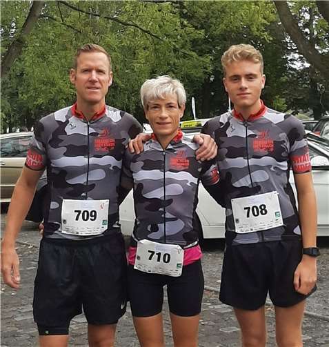 Anlässlich des 17. „PSD Laacher See-Laufs“ startete auch die komplette Familie Neumann aus Nickenich. Foto: privat