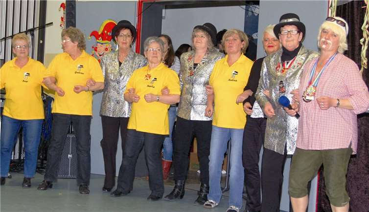 Anlässlich des 60. Geburtstag der Möhnen wurde im HOT ausgelassen gefeiert.privat